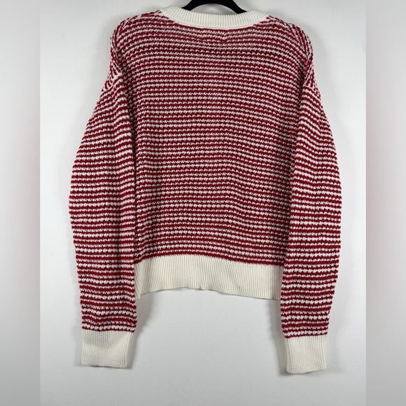 Women's Valentine's Day Cardigan Sweater - Universal Thread™ Red Striped XL - Picture 10 of 11